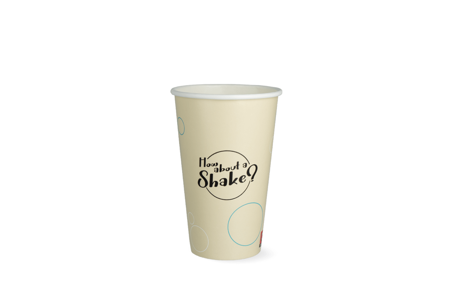 Milkshakebeker middel 400ml 16oz karton