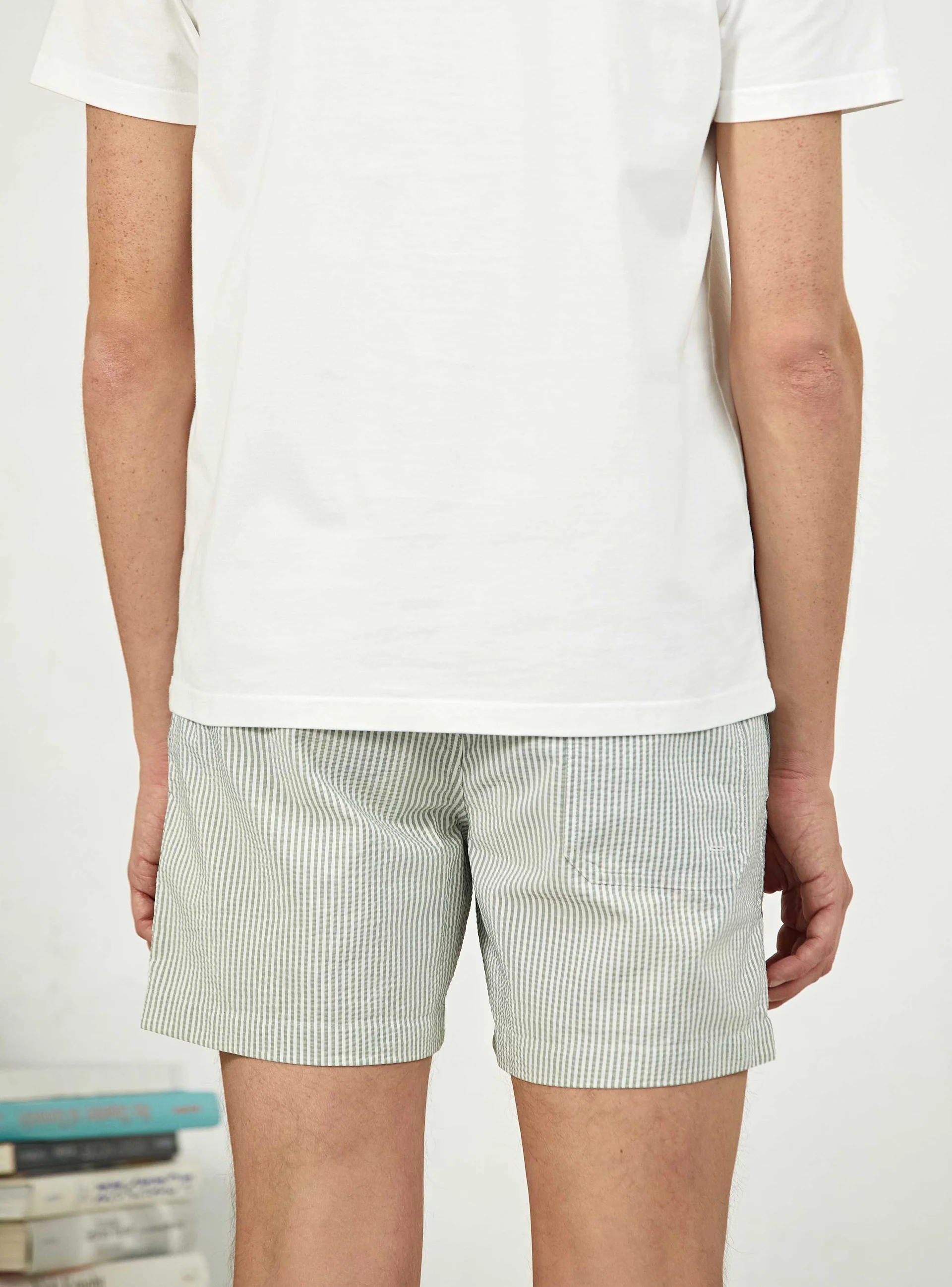 Maillot de Bain Nery Rayé Matcha