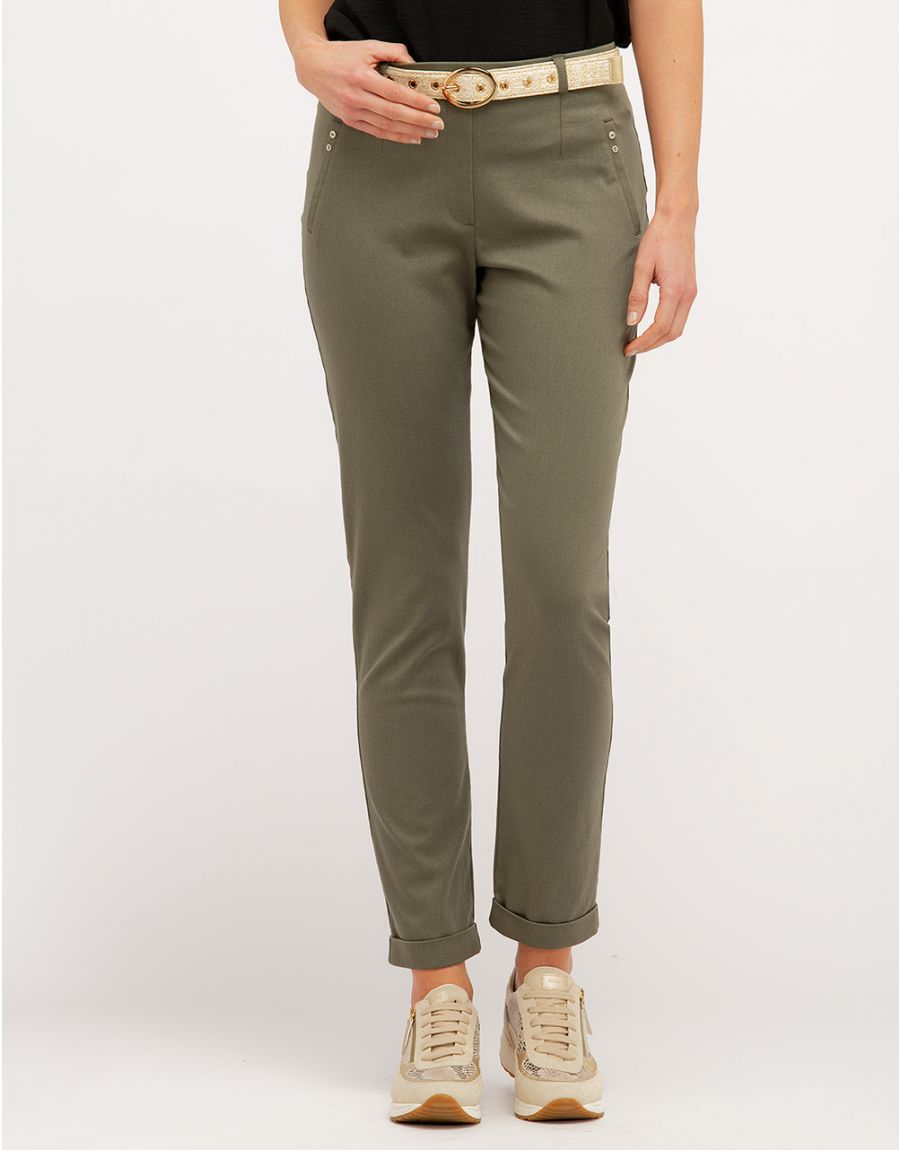 Pantalon jegging kaki
