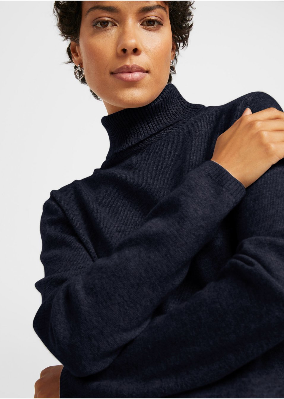 Pull col roulé avec teneur en Good Cashmere Standard®