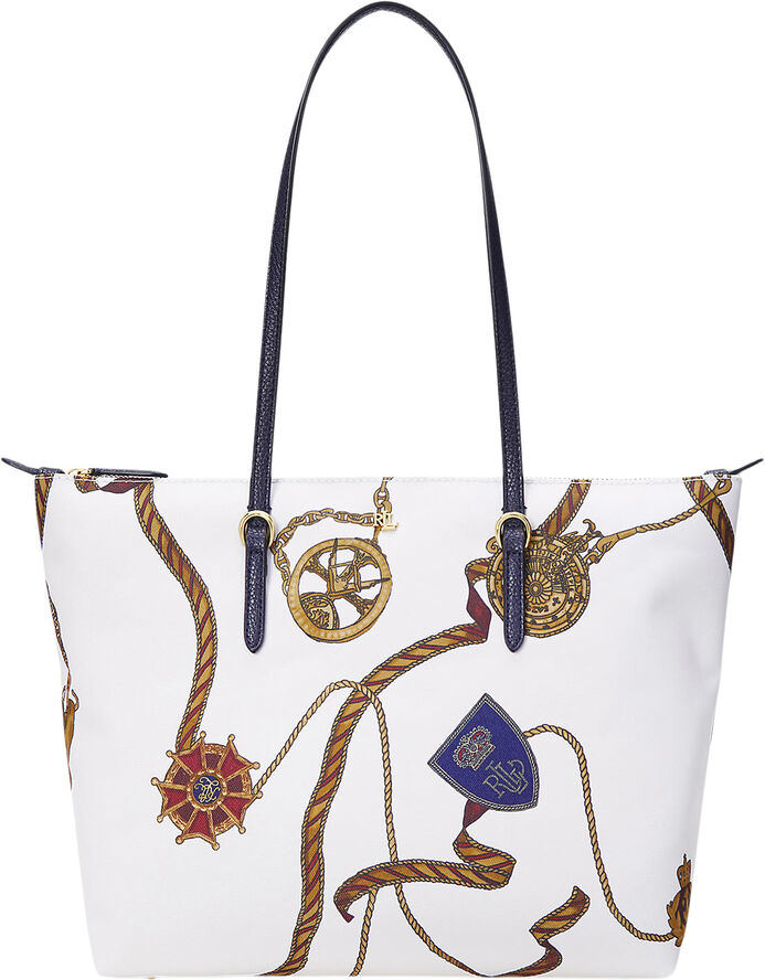 Lauren Ralph Lauren RECYCLED NYLON-KEATON 26-TTE-MED Officer blting/cream/navy
