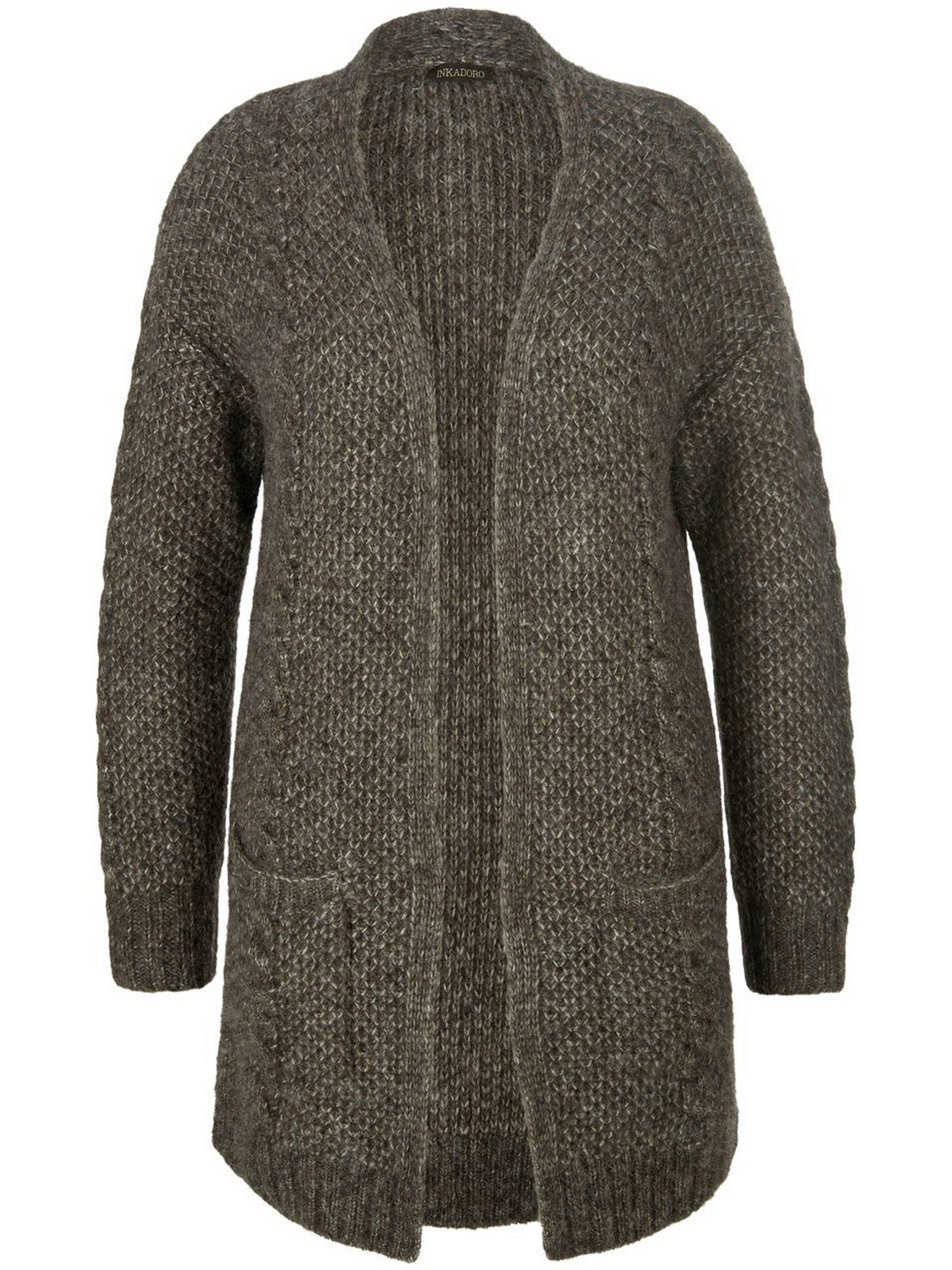 Long-Strickjacke