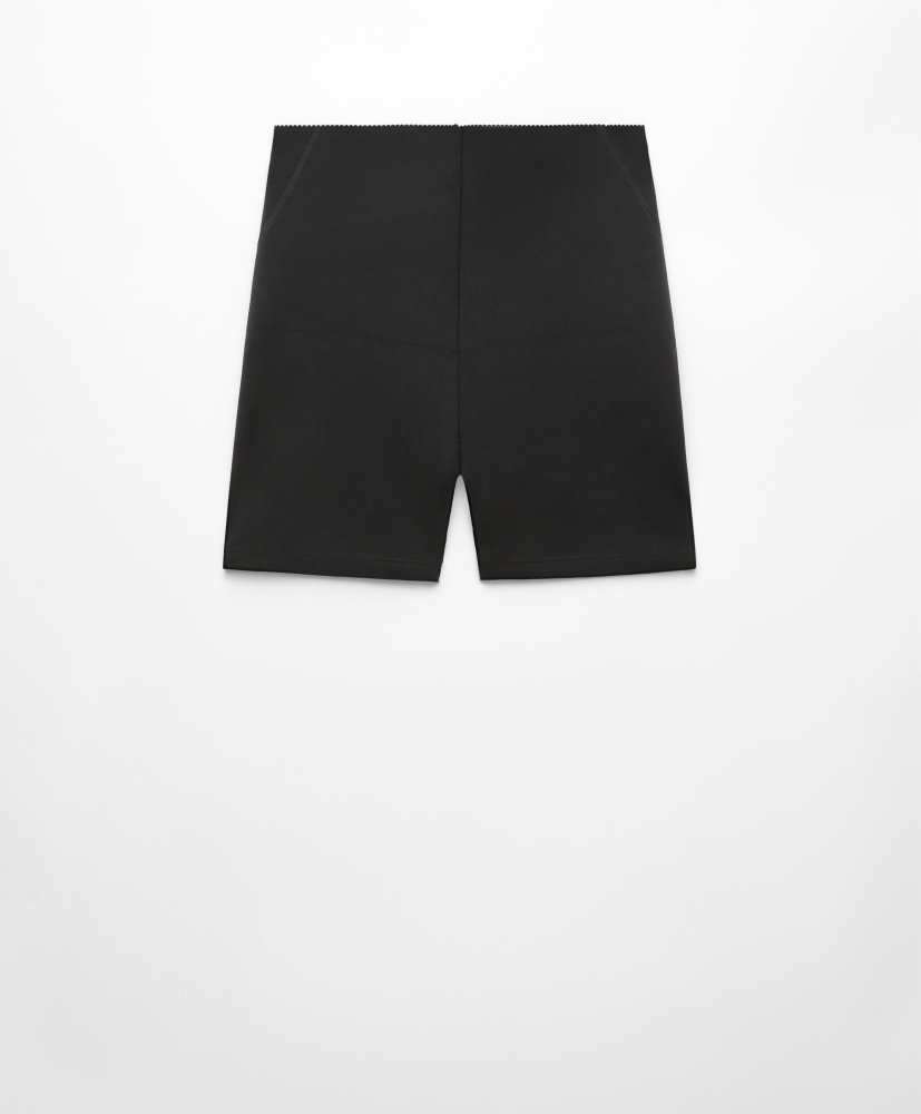 Shorts de compressão com controle abdominal de 10 cm