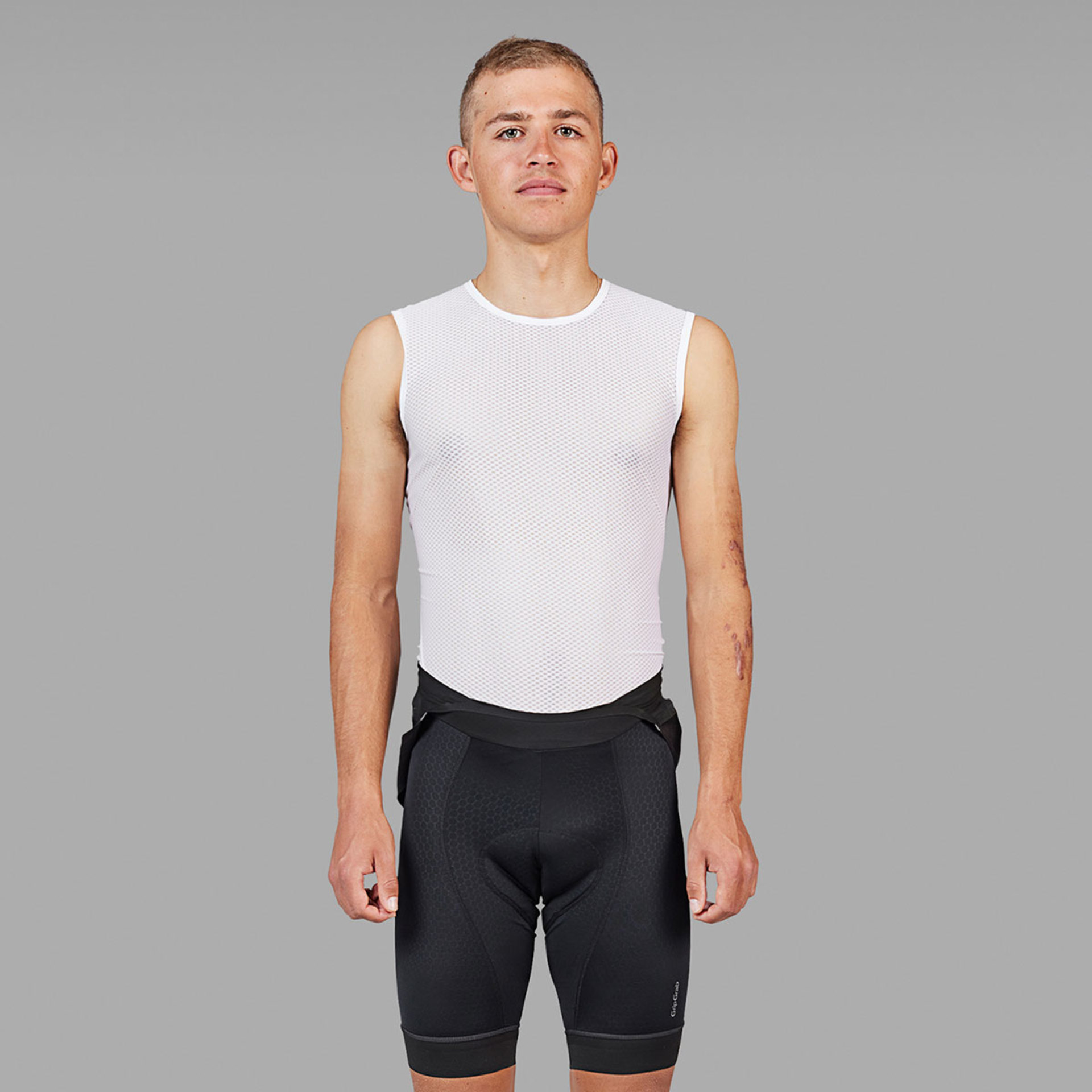 GripGrab Ultralight Mesh Ondershirt Zonder Mouwen Wit