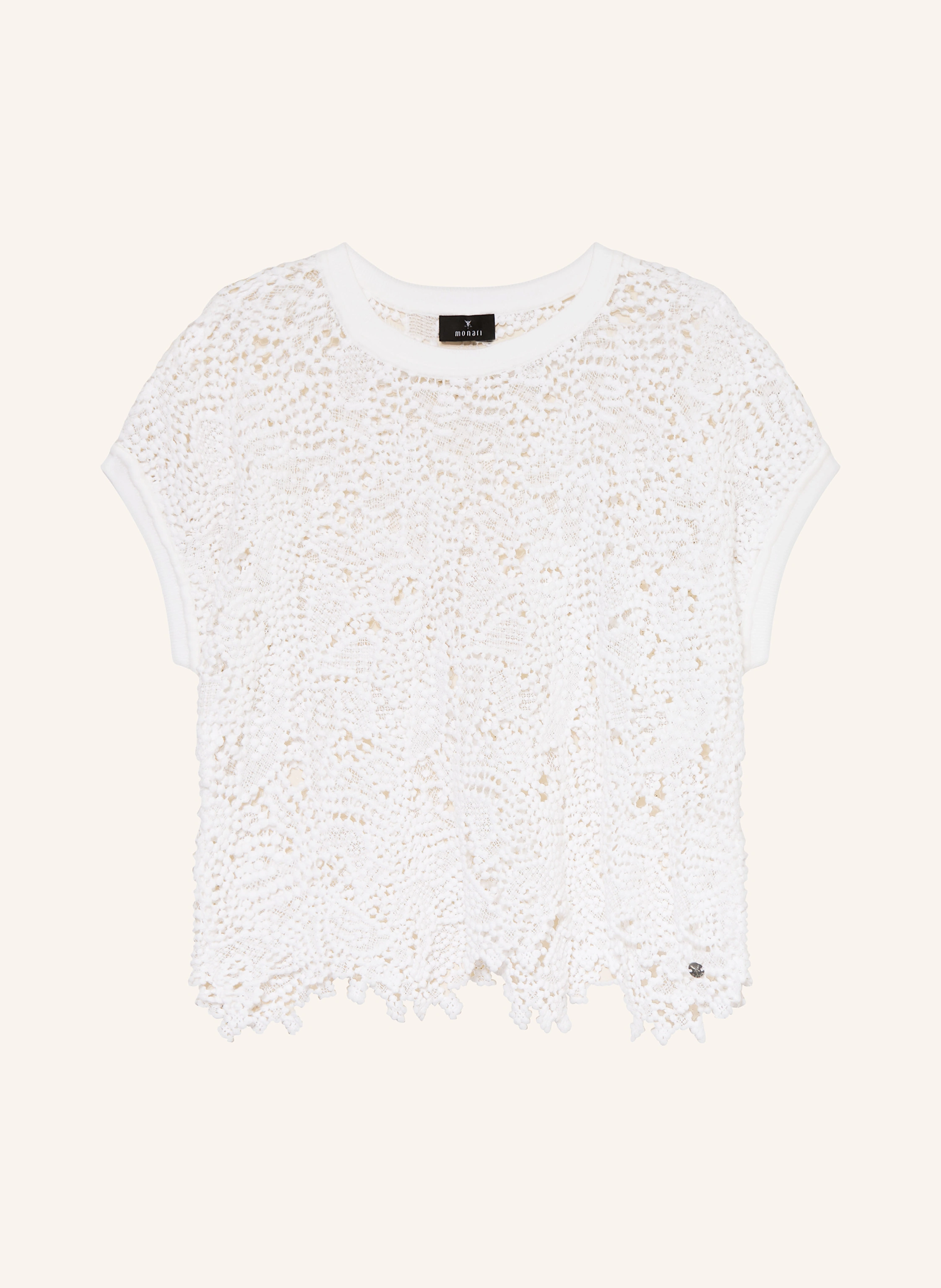 monari Strickshirt aus Lochspitze