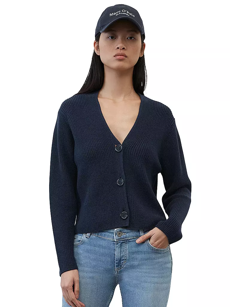 MARC O'POLO Cardigan dunkelblau