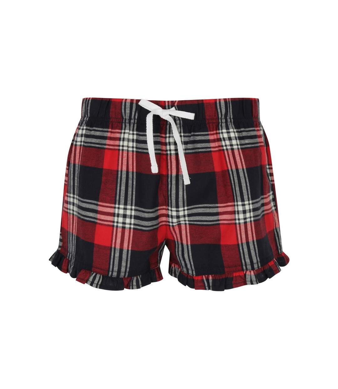 Skinnifit - Short Tartan - Femme (Rouge/ Bleu maine careaux) - UTRW6024
