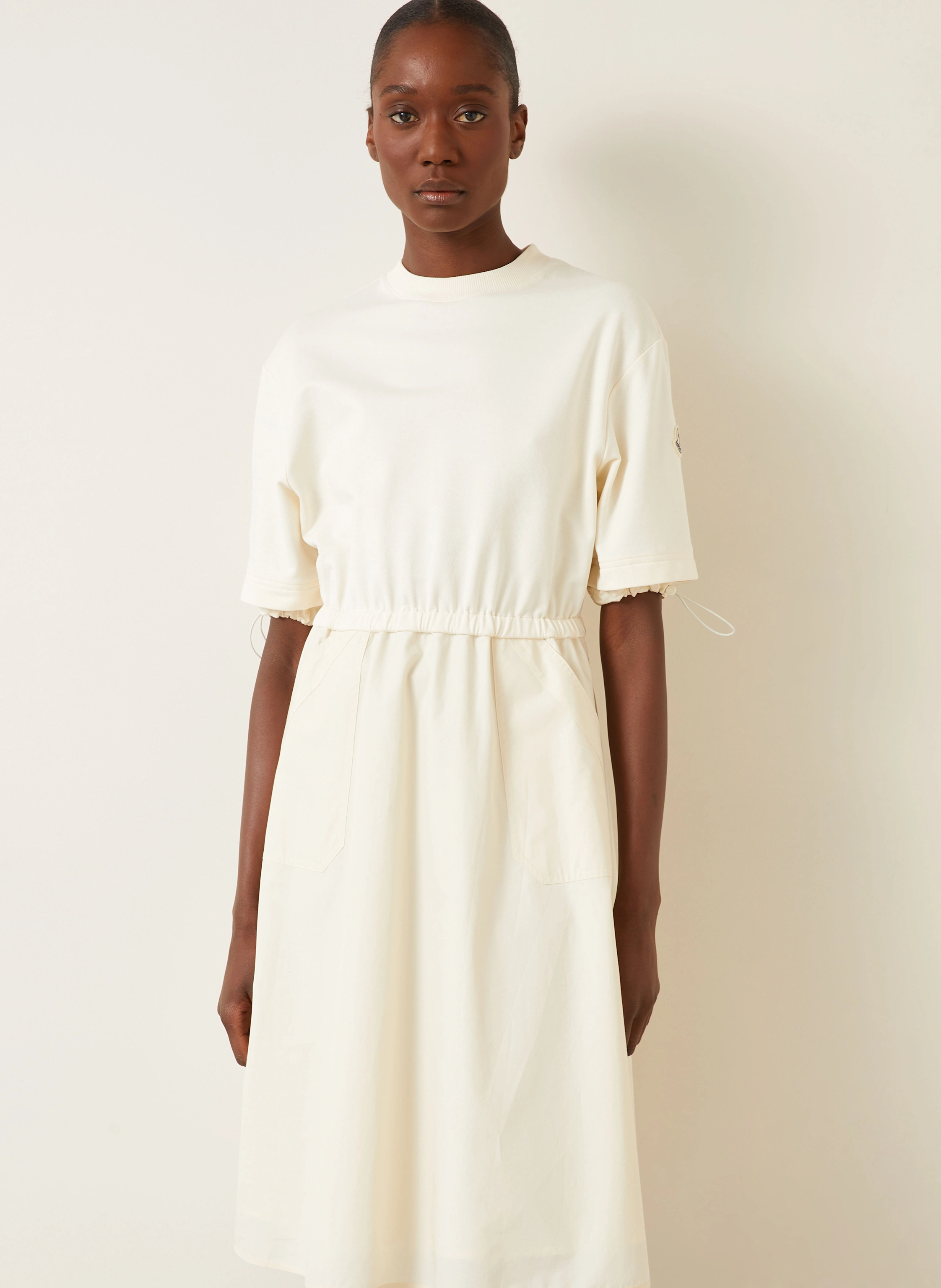 MONCLER Kleid im Materialmix