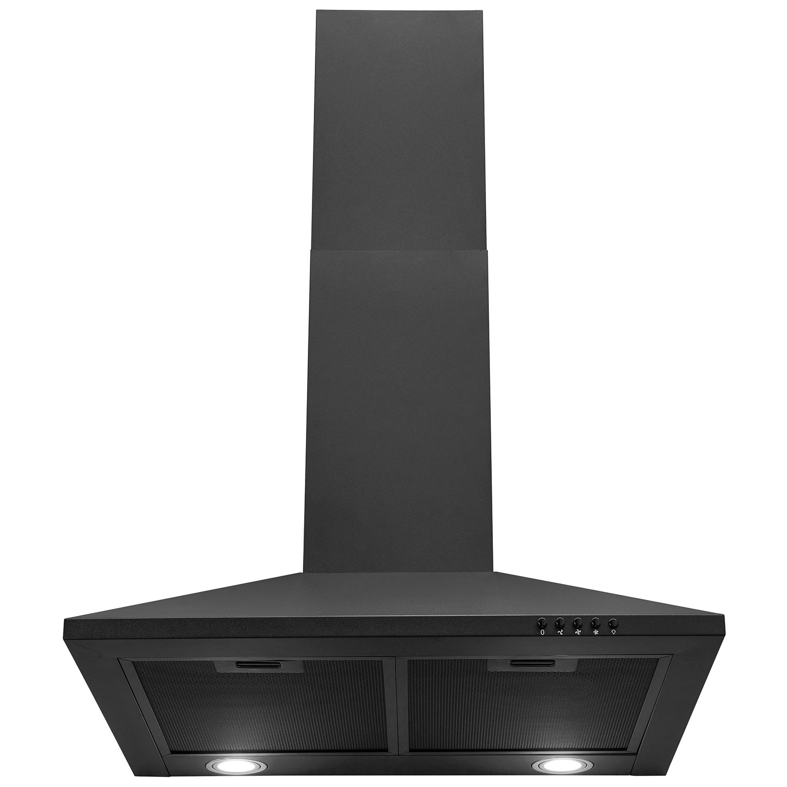 EXQUISIT Dunstabzugshaube KH 60-8.2 sw - schwarz - B
