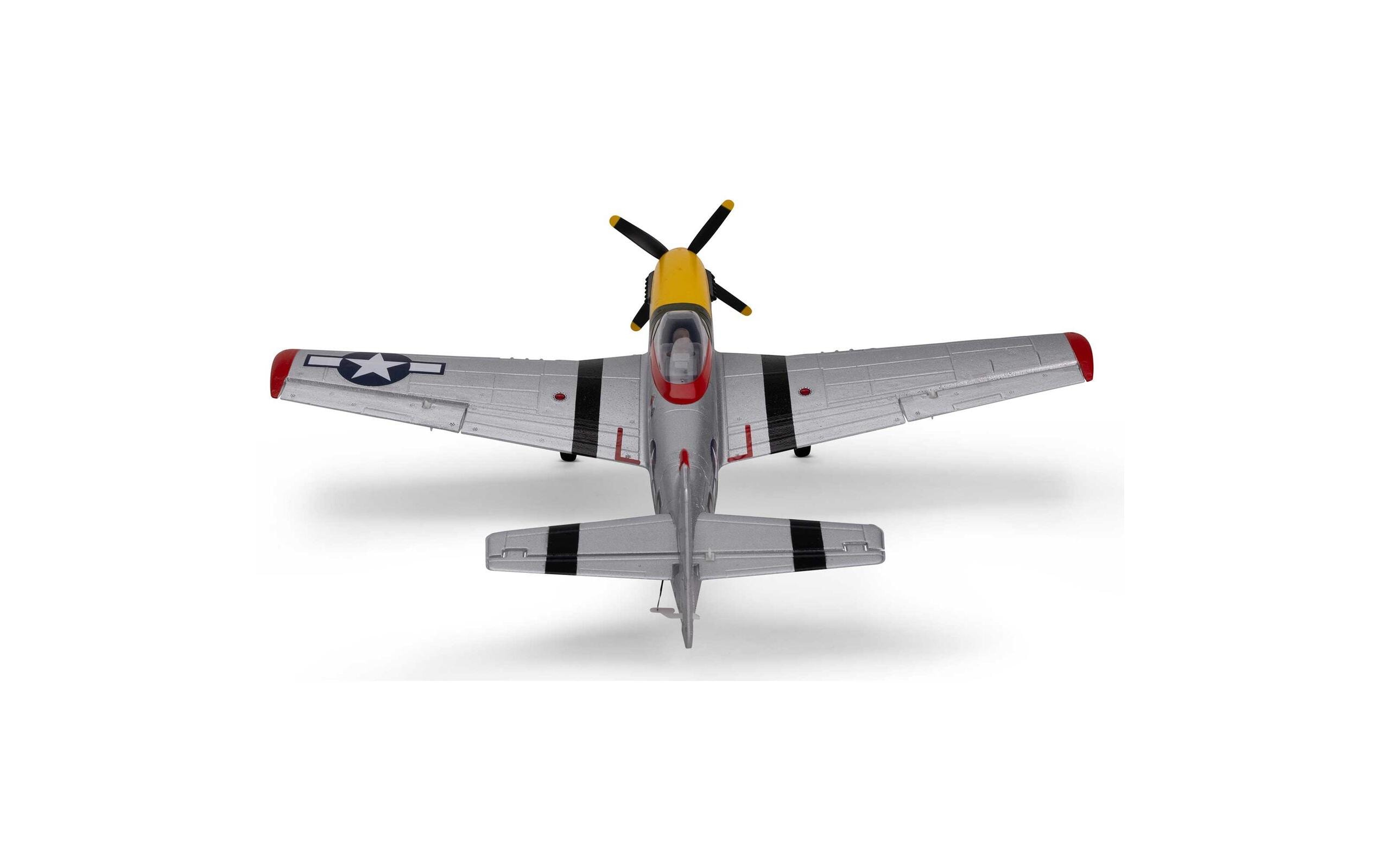 Warbird UMX P-51D Mustang Detroit Miss AS3X, SAFE BNF Basic<br>Scale-Warbird im UMX Format mit Brushless Antrieb