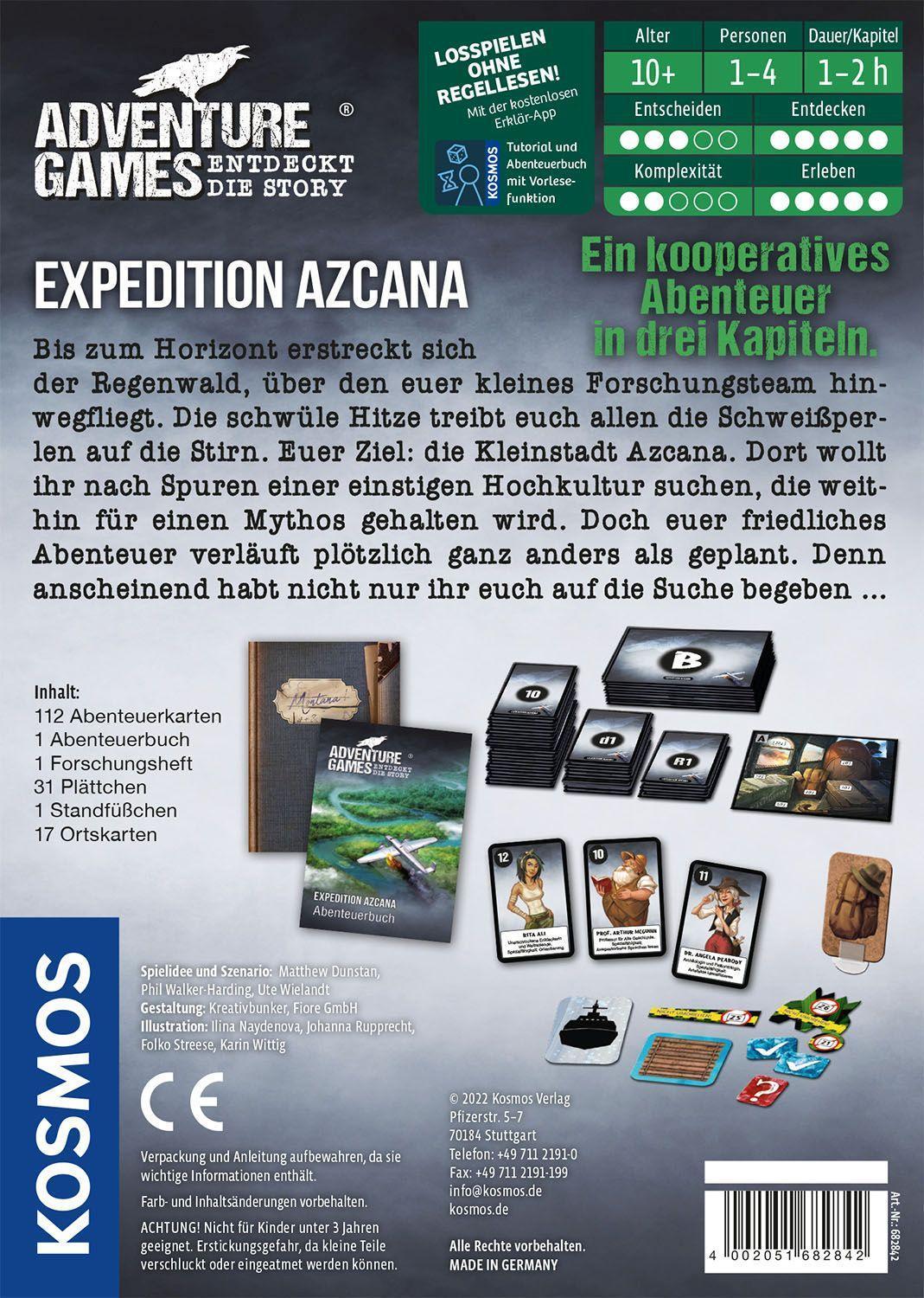 Adventure Games - Expedition Azcana