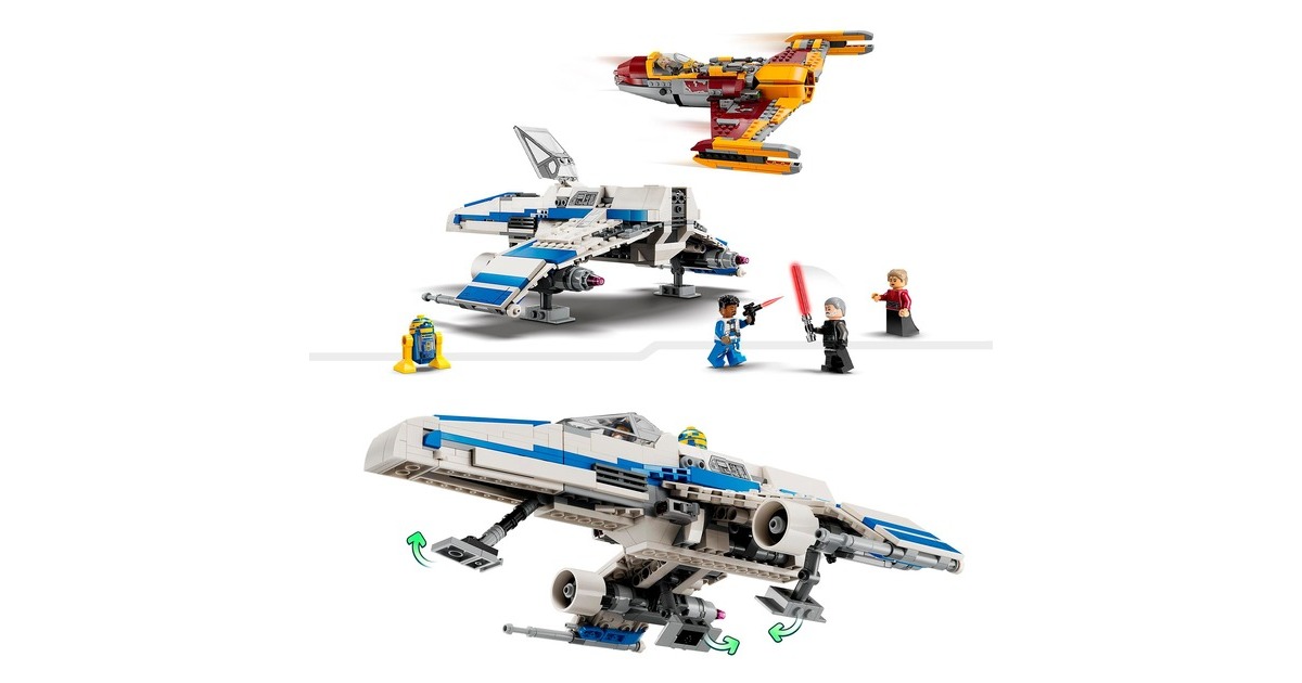LEGOStar Wars - New Republic E-wing vs. Shin Hati's Starfighter Constructiespeelgoed  (75364)