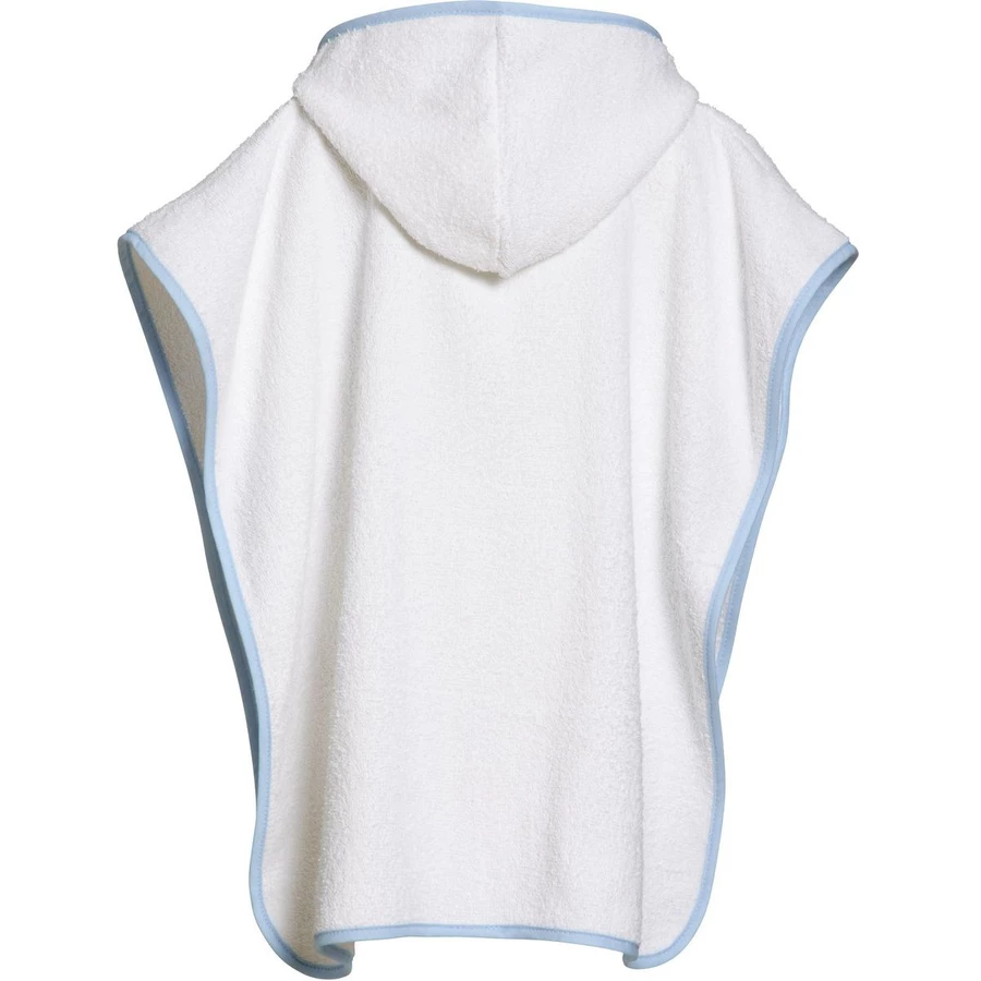 Playshoes Frottee-Poncho Elefant weiß-blau
