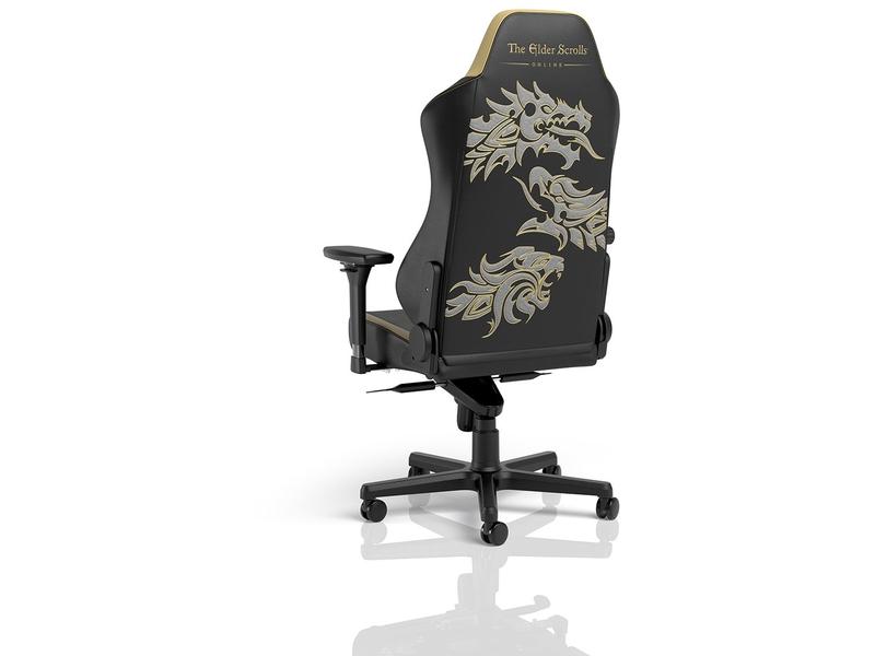 noblechairs Gaming-Stuhl Hero Elder Scrolls Gold/Grau/Schwa Ergonomischer Gaming-Stuhl