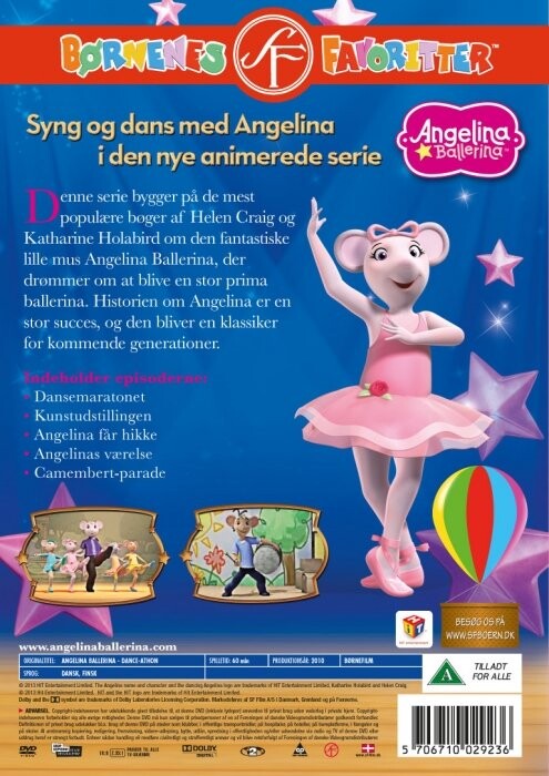 Angelina Ballerina 16 - Dansemaratonet - DVD