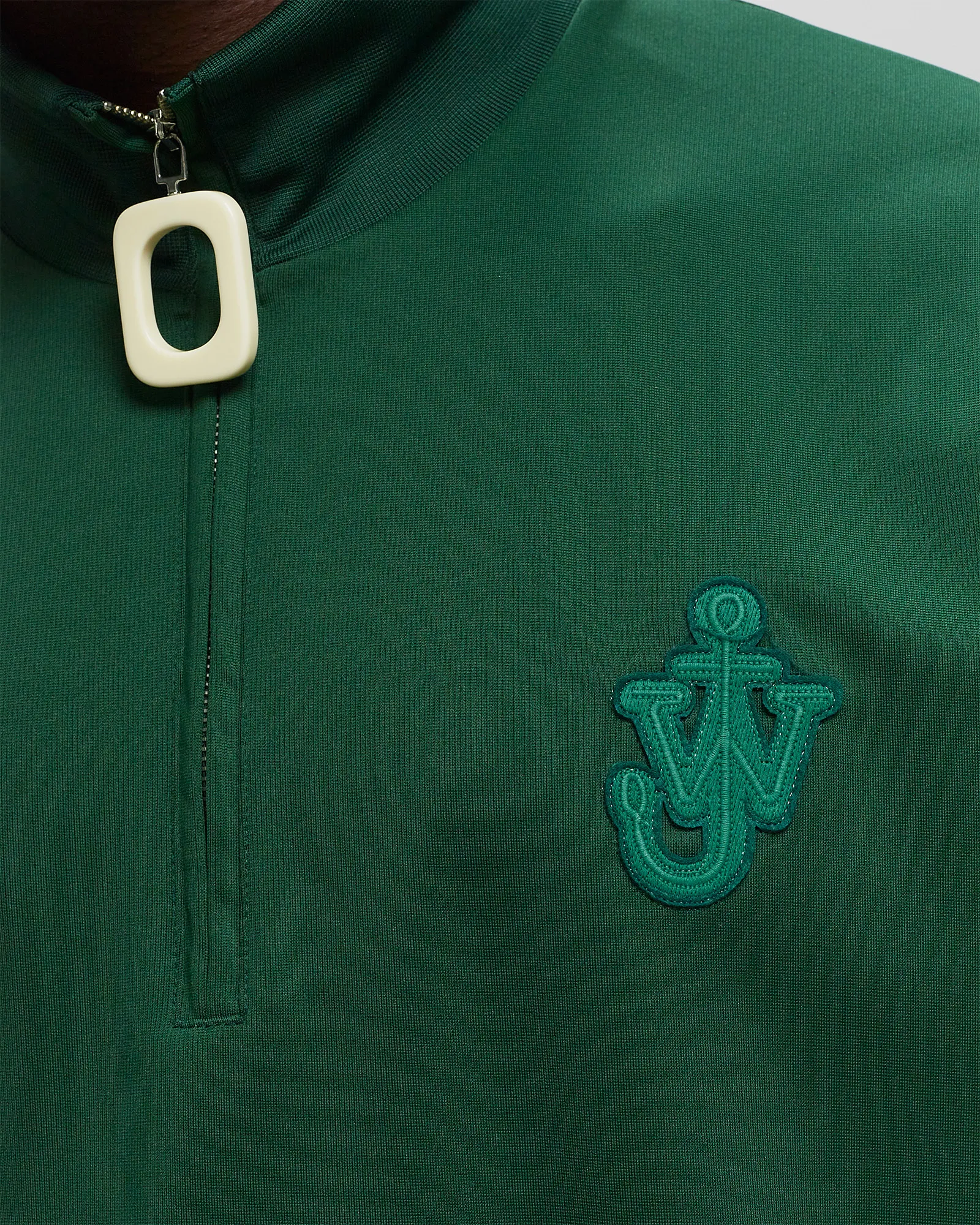 JW Anderson ANCHOR HALF ZIP TRACK TOP