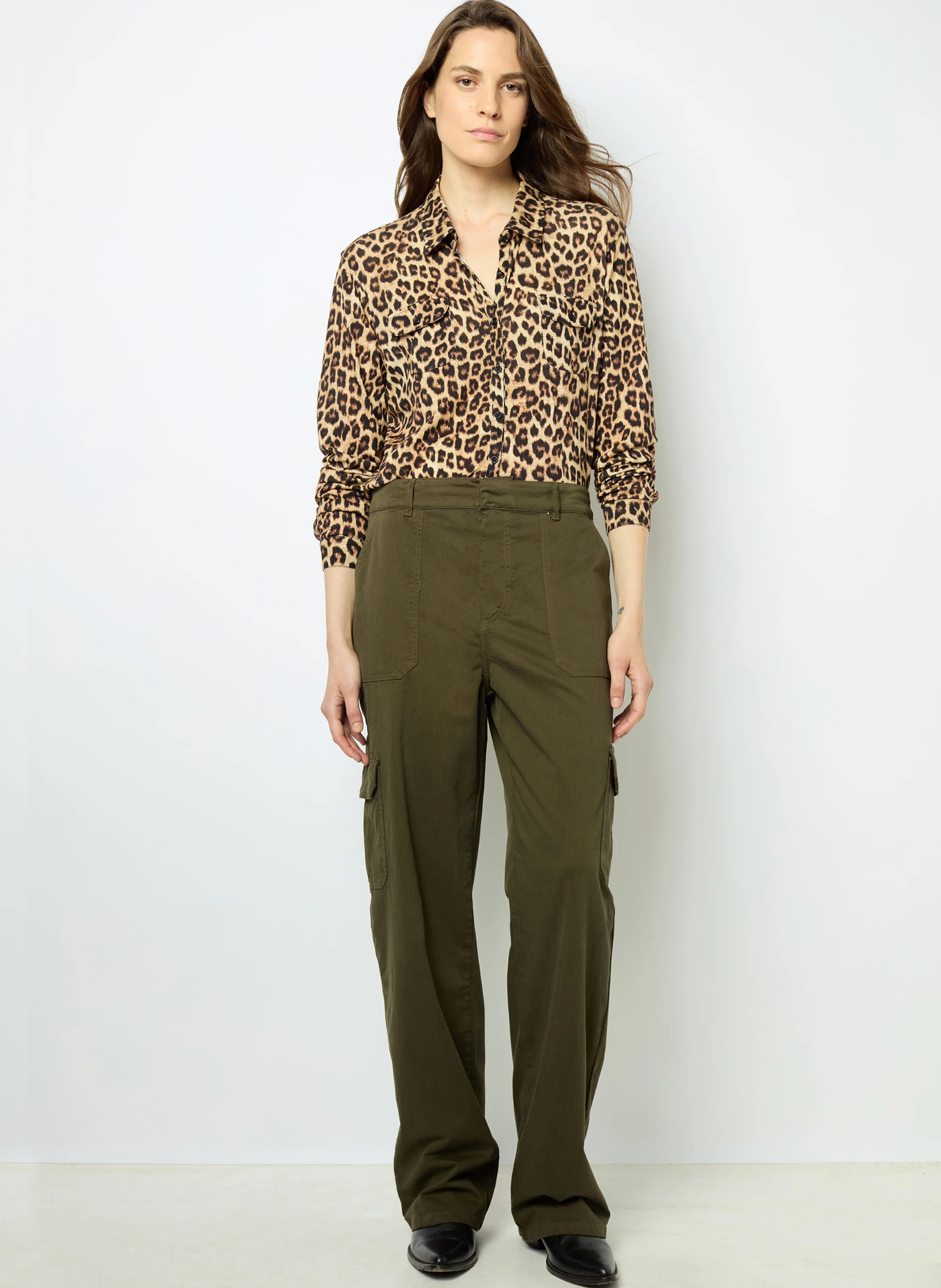 NUMA - Pantalon cargo en coton mélangé | Kaki
