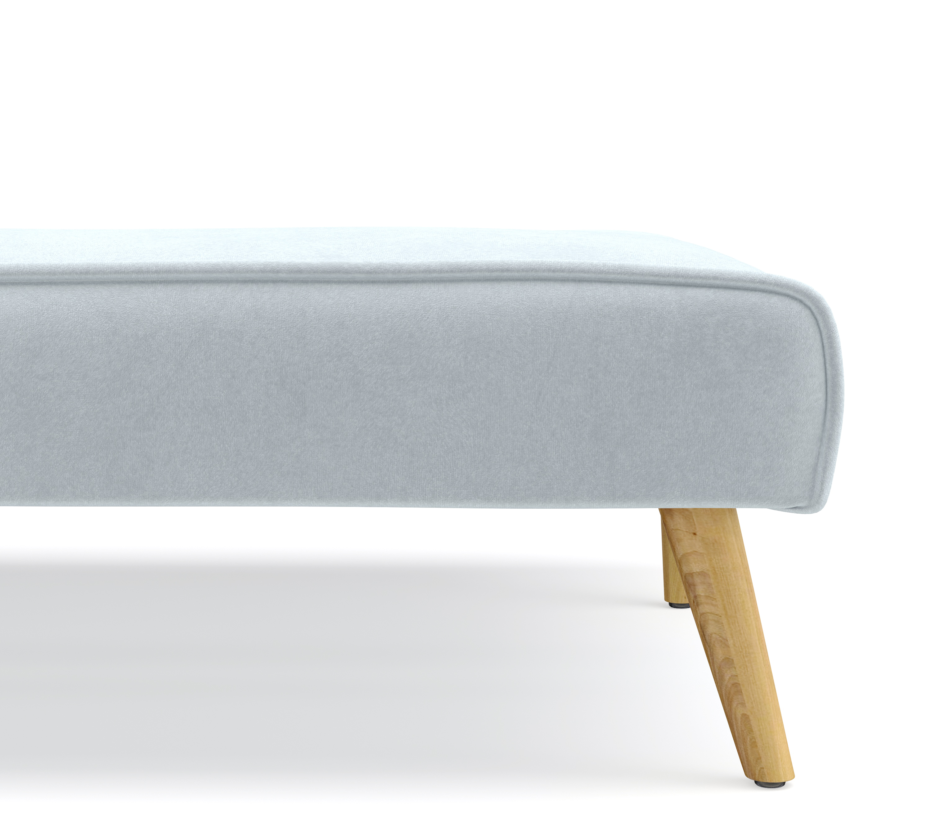 Schlafsofa Samt LEA hellblau