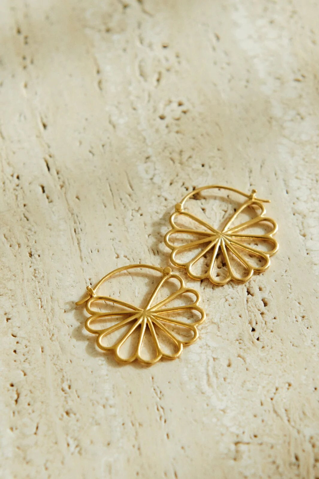 Pernille Corydon Jewellery Small Bellis Øreringe gold plated