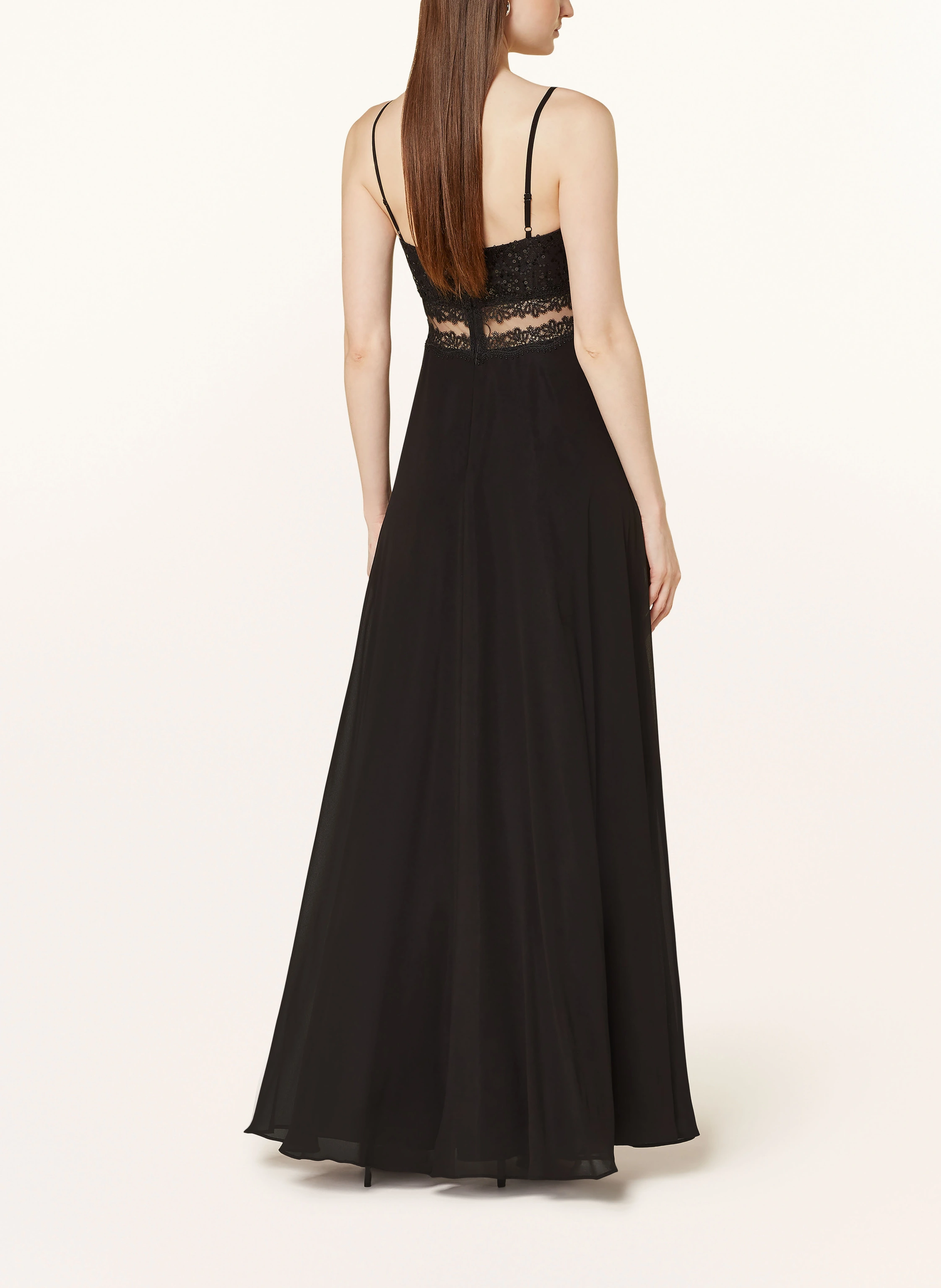 VM Vera Mont Abendkleid mit Spitze und Pailletten