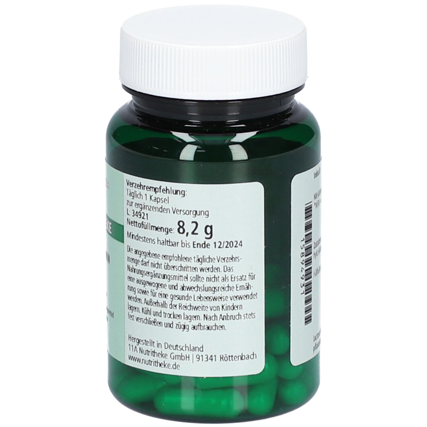 green line NUTRITHEKE MELATONIN 1 mg