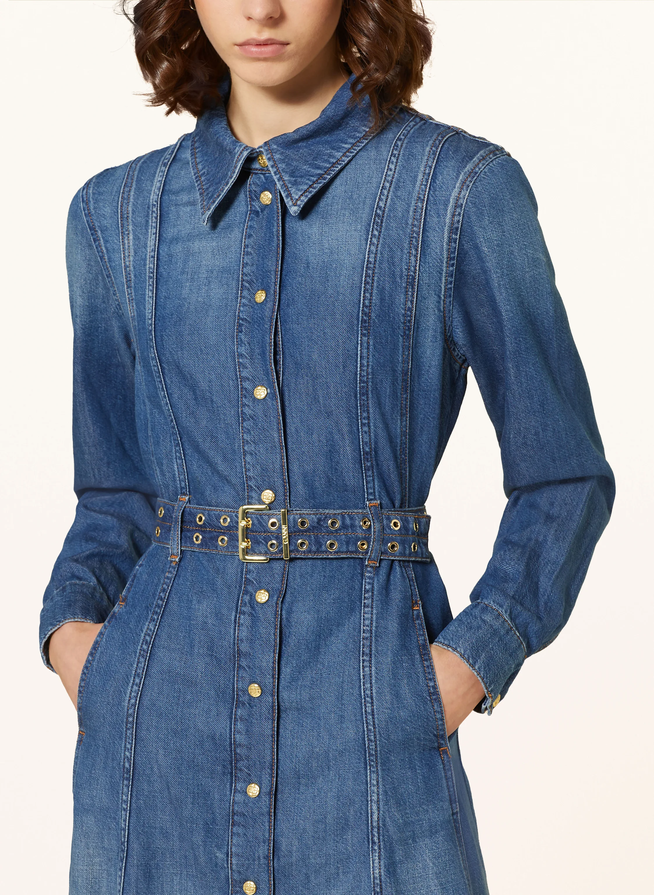 GANNI Jeanskleid