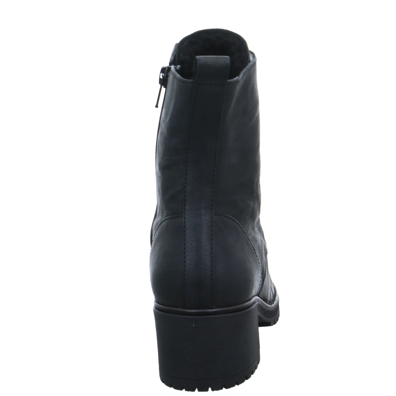 GABOR Stiefelette Schwarz Leder  mit Wechselfussbett