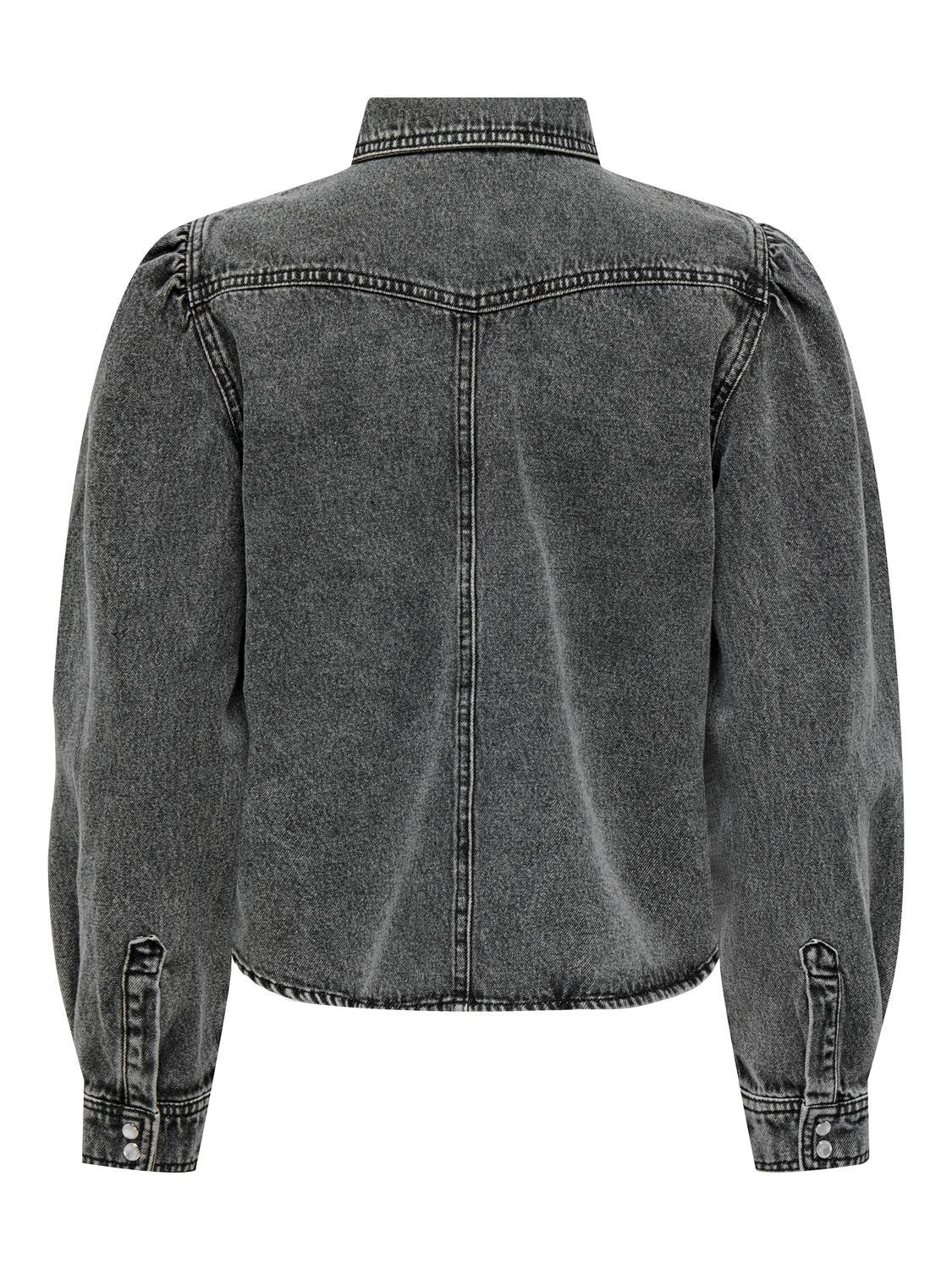 ONLCOREY Jeanshemd Washed Black