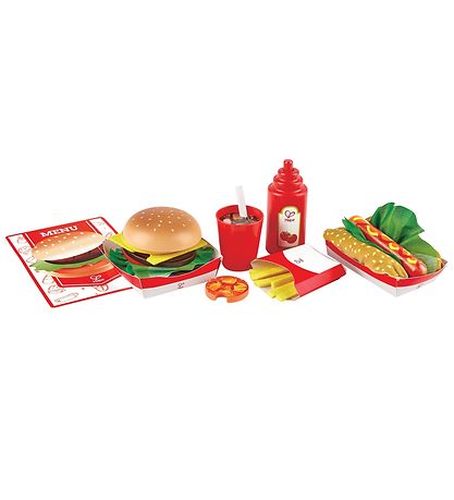 Hape Spiellebensmittel - 27 Teile - Schnellimbiß