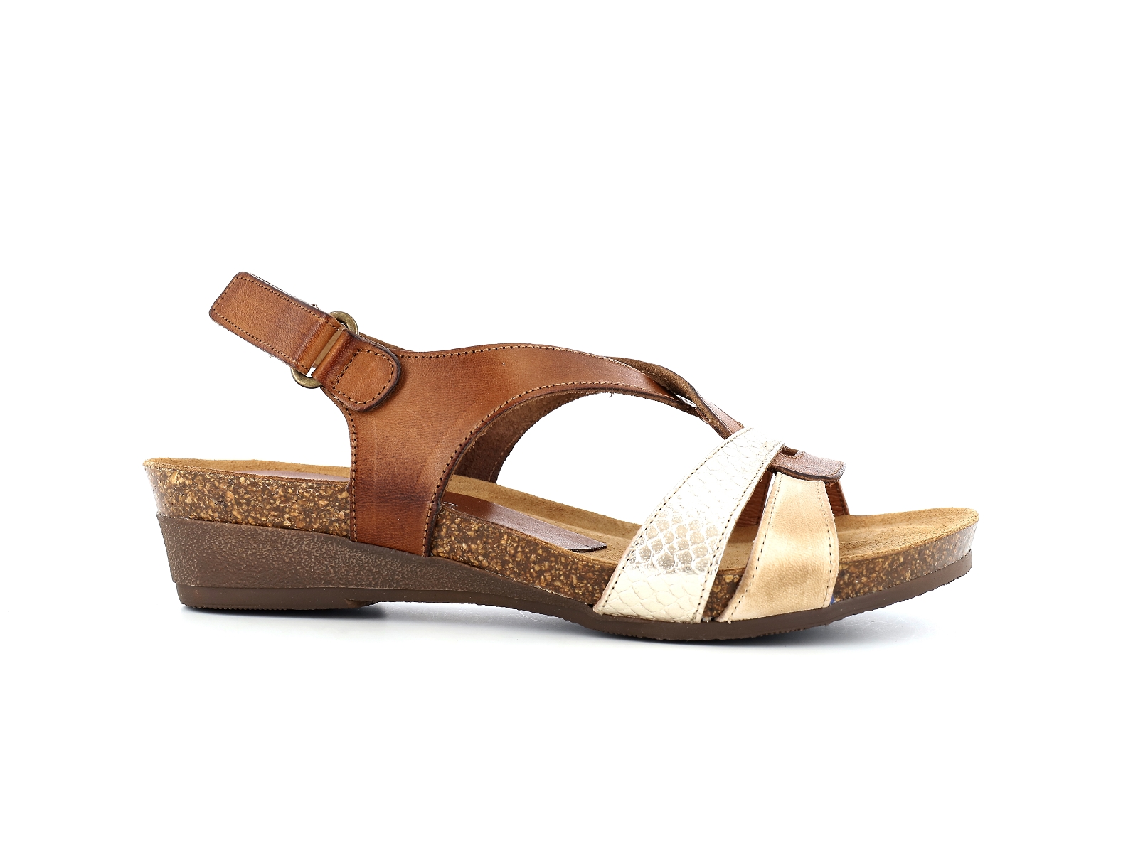 Xapatan-BULOY 9105 Cuir Multi-Marron