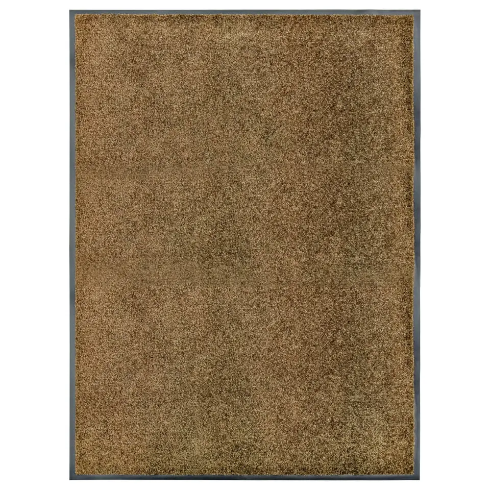 vidaXL - Mat - Bruin - Stof - 90 x 120 cm