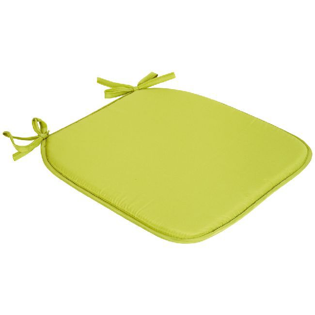 Galette de chaise uni vert