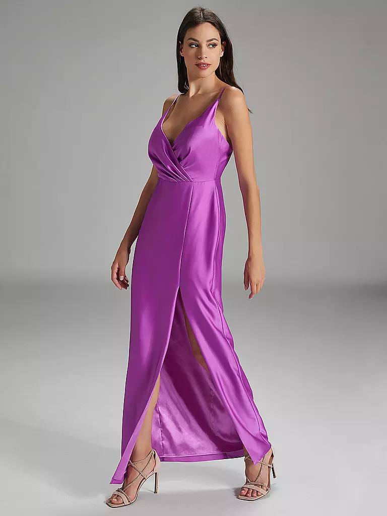 SWING Abendkleid beere