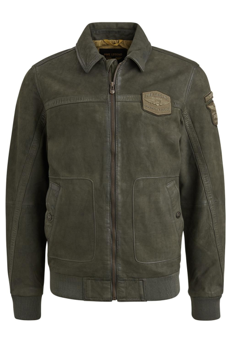 PME legend groene heren leren jas