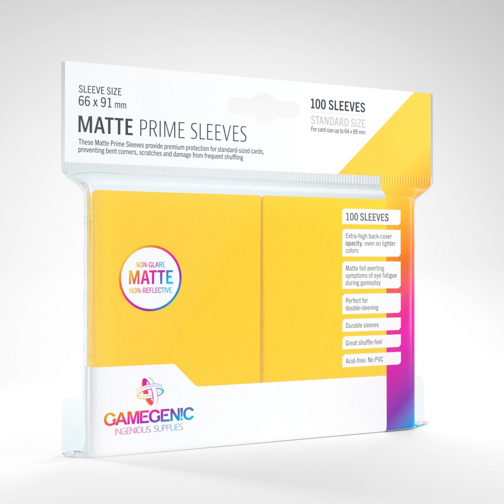 Gamegenic - MATTE Prime Sleeves - 66 x 91 mm