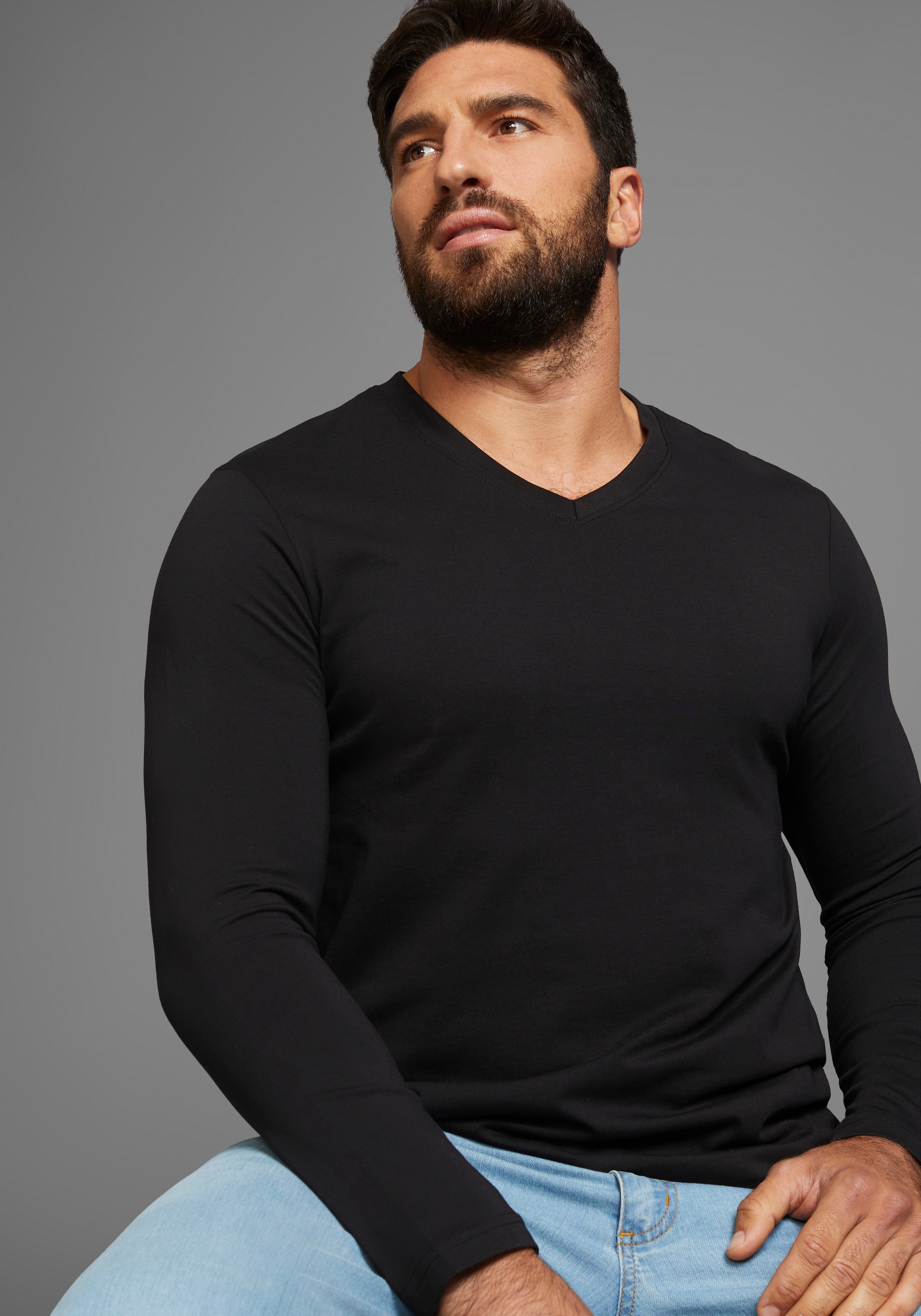 Man's World Langarmshirt , auch zum Unterziehen