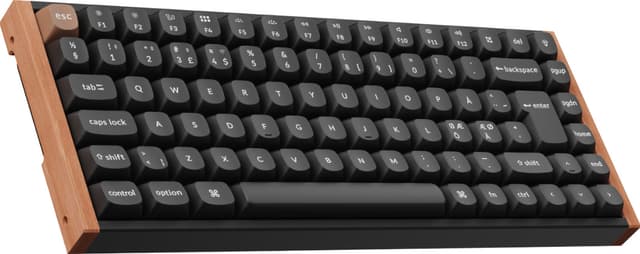 Keychron K2 HE SE Wood Black trådløst gamingtastatur