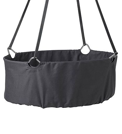 Leander Classic Vugge m. Madras - 83x50x30 cm - Grau