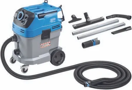 BAIER Robust tør og våd industri støvsuger med automatisk TACT filterrense system. Klasse H