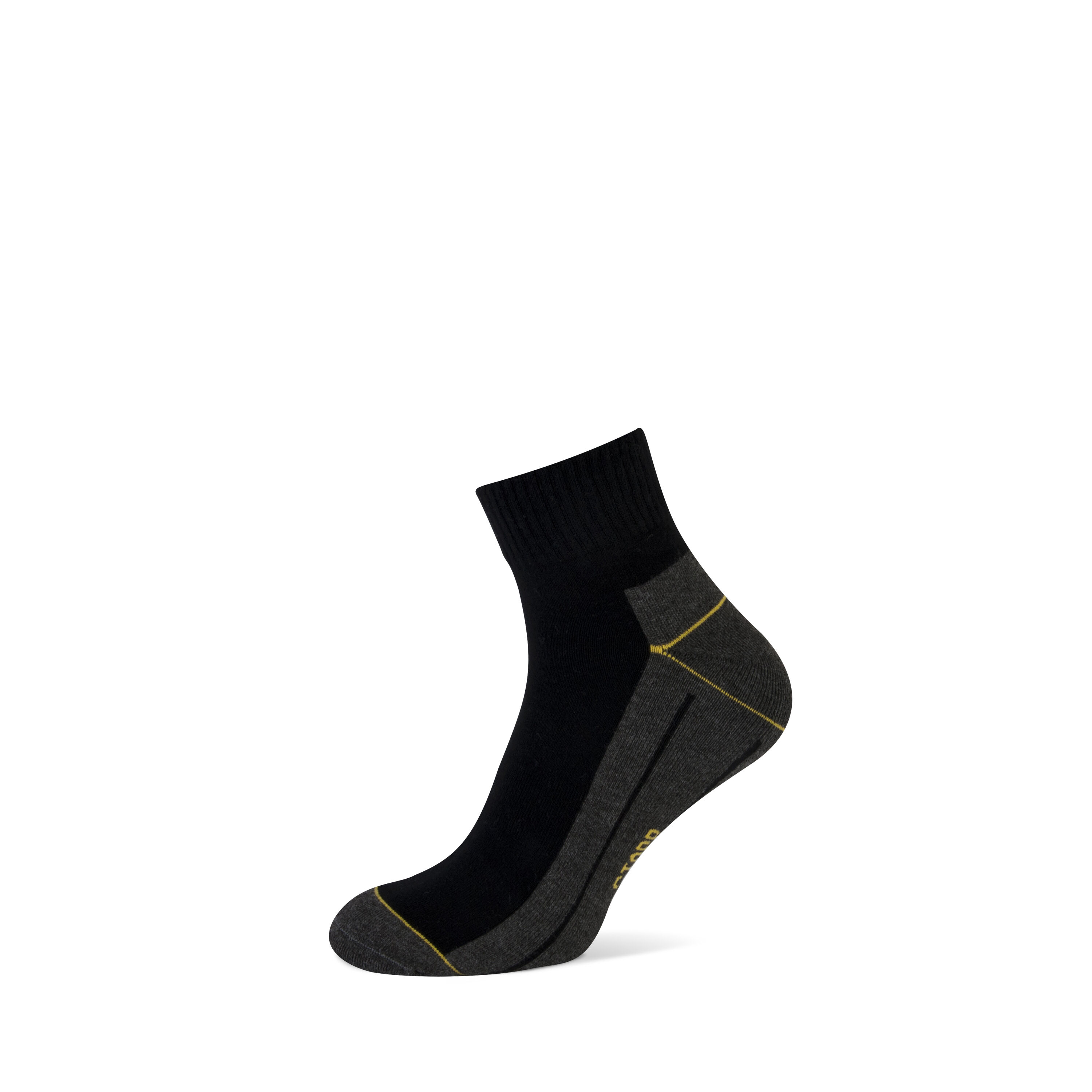 STAPP Yellow Quarter - Sokken - Zwart - 39-42