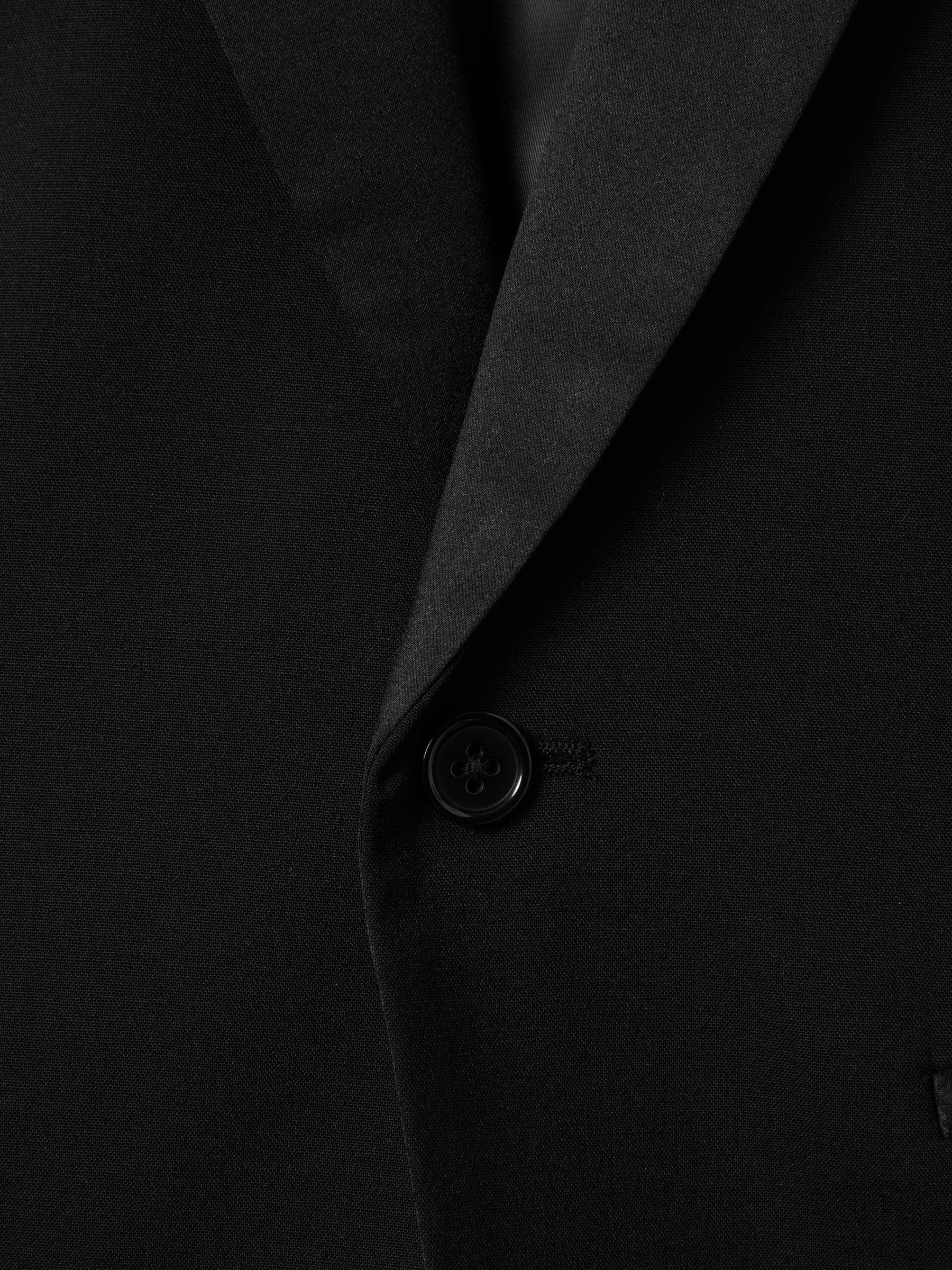 Reiss Knightsbridge Single-Breasted Tuxedo Blazer Wool-Blend