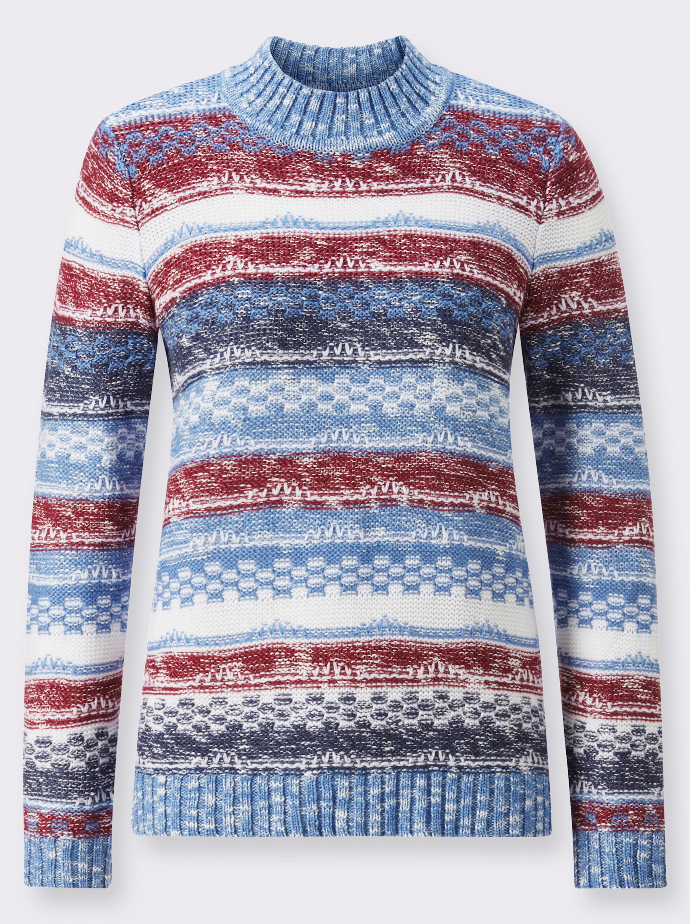 Stehkragenpullover