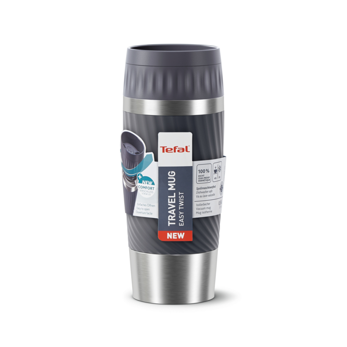 TRAVEL MUG EASY TWIST Mug isotherme 0.36 L noir