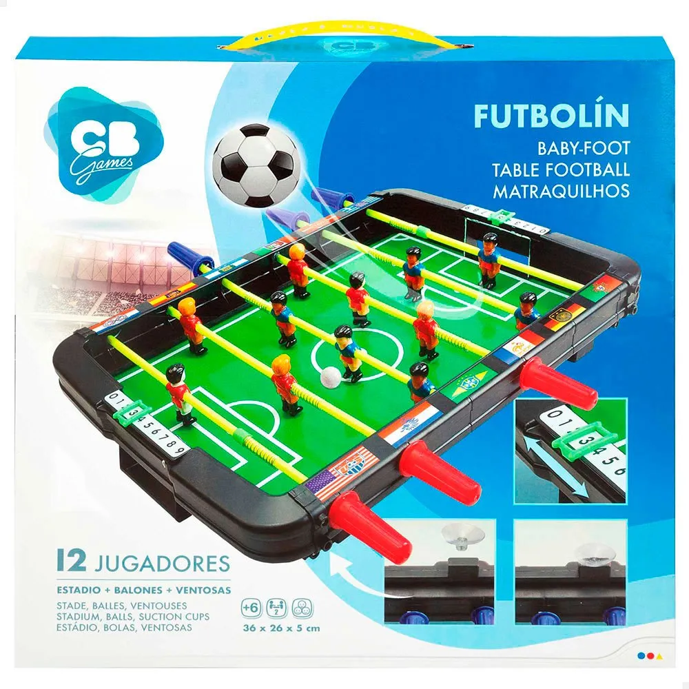 Cb toys Tischfußball 36x26x5 cm