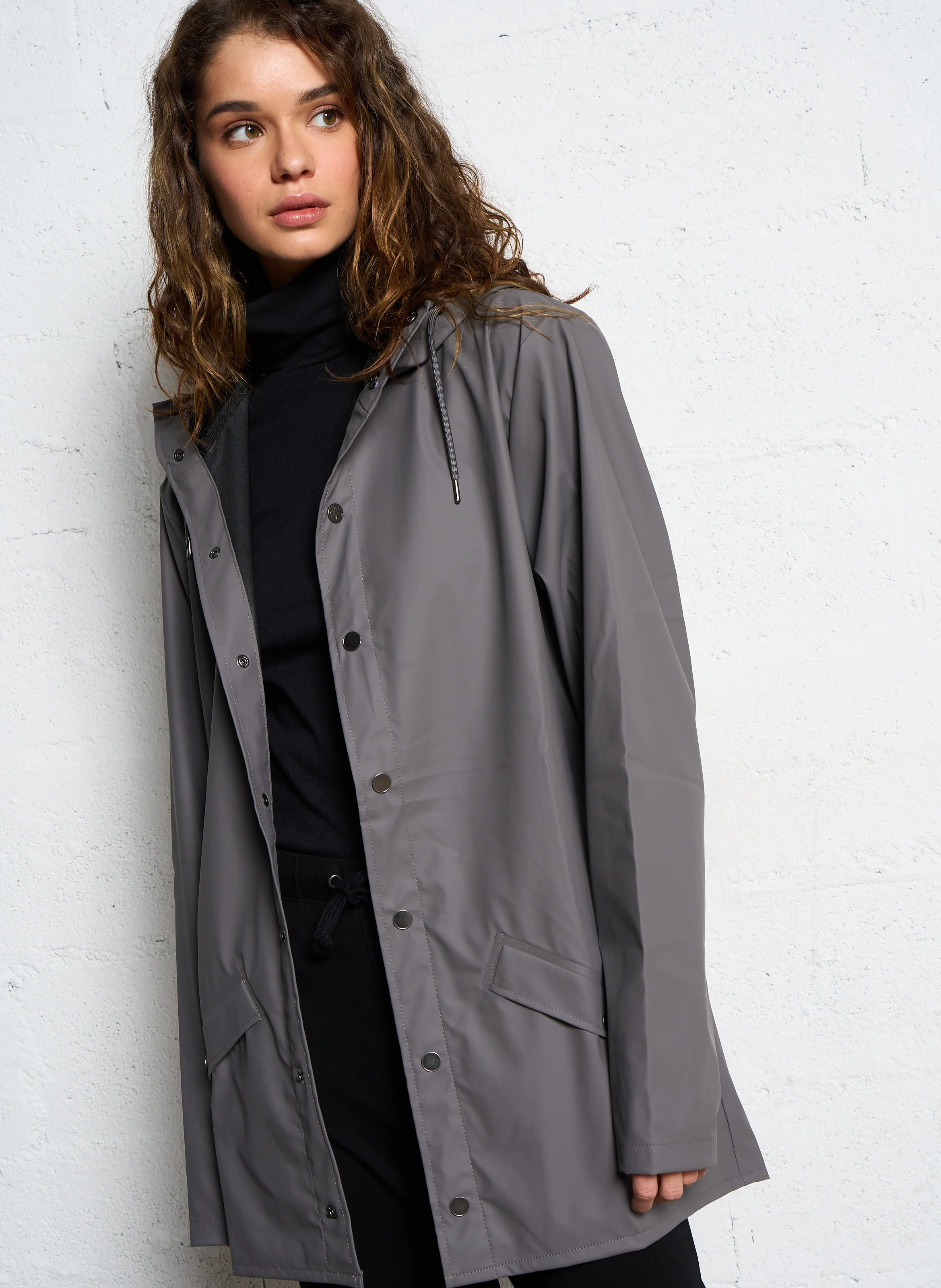 Coupe-vent imperméable à capuche | Multicolore