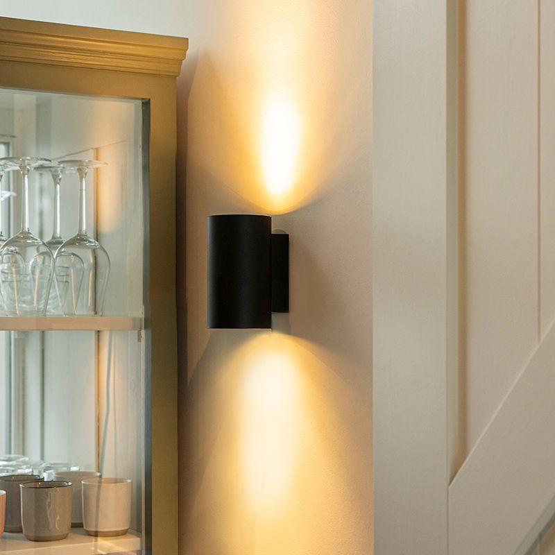 Smart design wandlamp zwart incl. 2 Wifi GU10 - Sandy