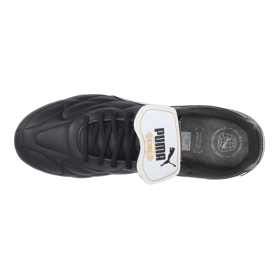 PUMA King Top SG - Noir/Blanc/Doré