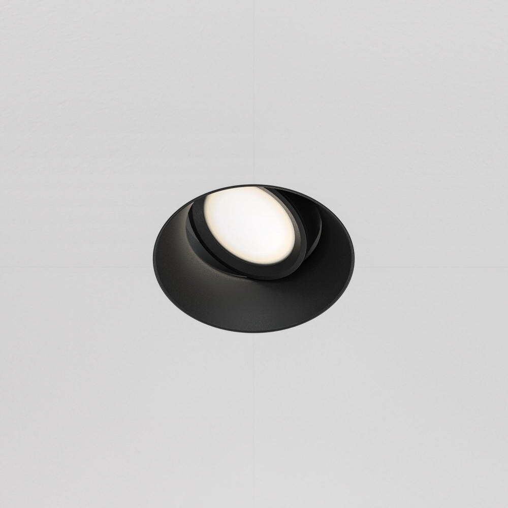 Dot inbouwspot in zwart GU10