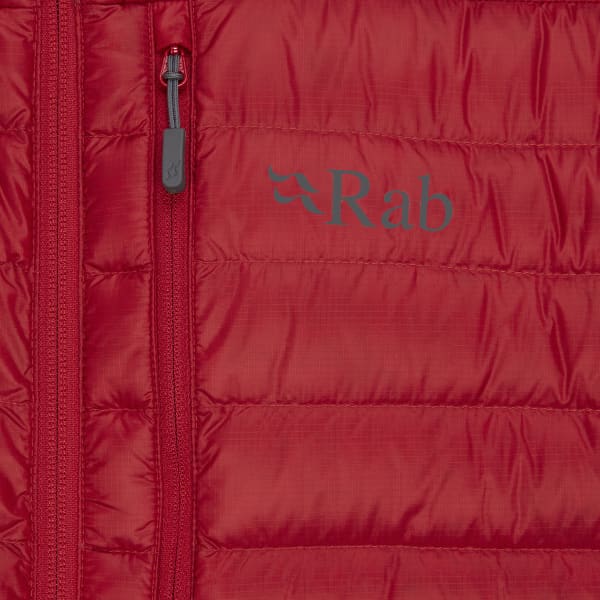 Doudoune randonnée RAB MICROLIGHT ALPINE JKT ASCENT RED