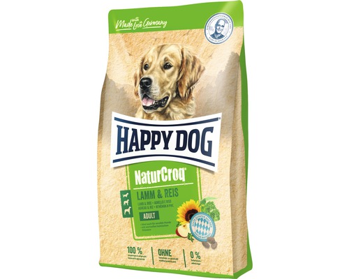 HAPPY DOG NaturCroq Lam & Rijst droogvoer voor honden 15 kg
